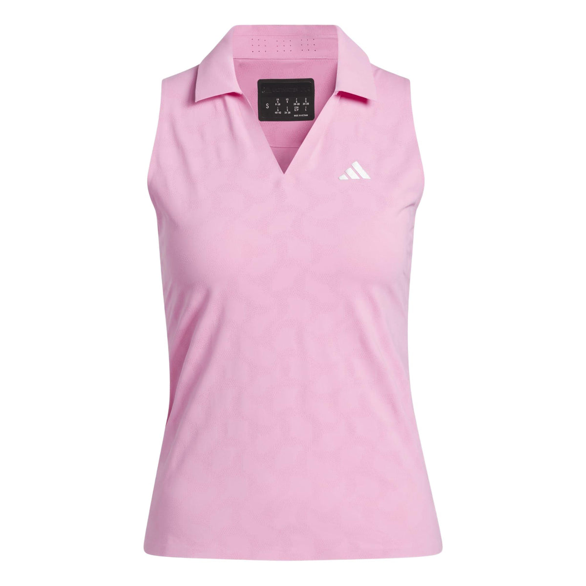 Adidas Ultimate365 Tour Jacquard Slim Polo Shirt