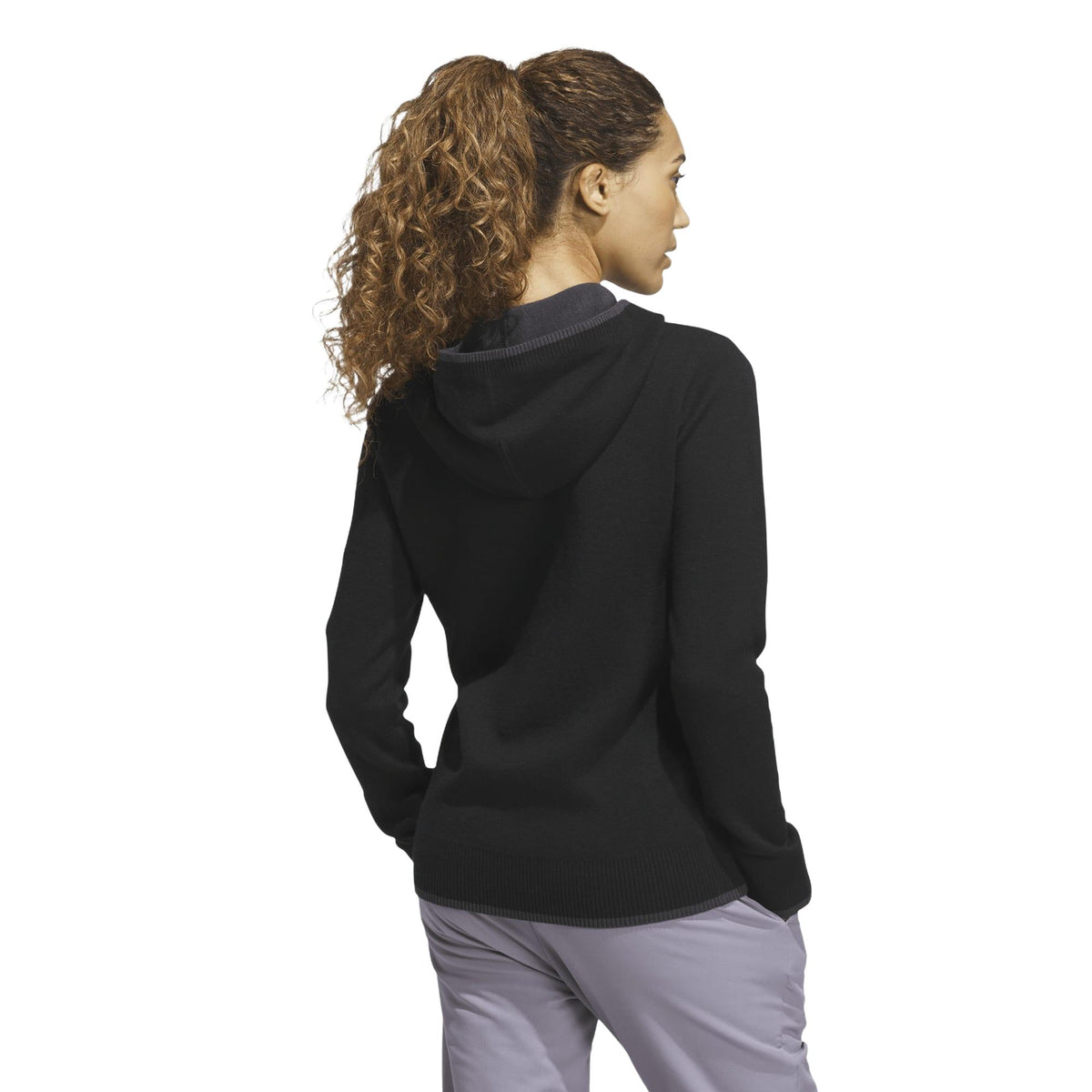 Adidas Ultimate365 Tour Knit Hoodie - Black