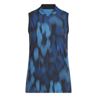 Adidas Ultimate365 Tour Printed Sleeveless Polo Shirt