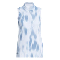 Adidas Ultimate365 Tour Printed Sleeveless Polo Shirt