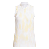 Adidas Ultimate365 Tour Printed Sleeveless Polo Shirt