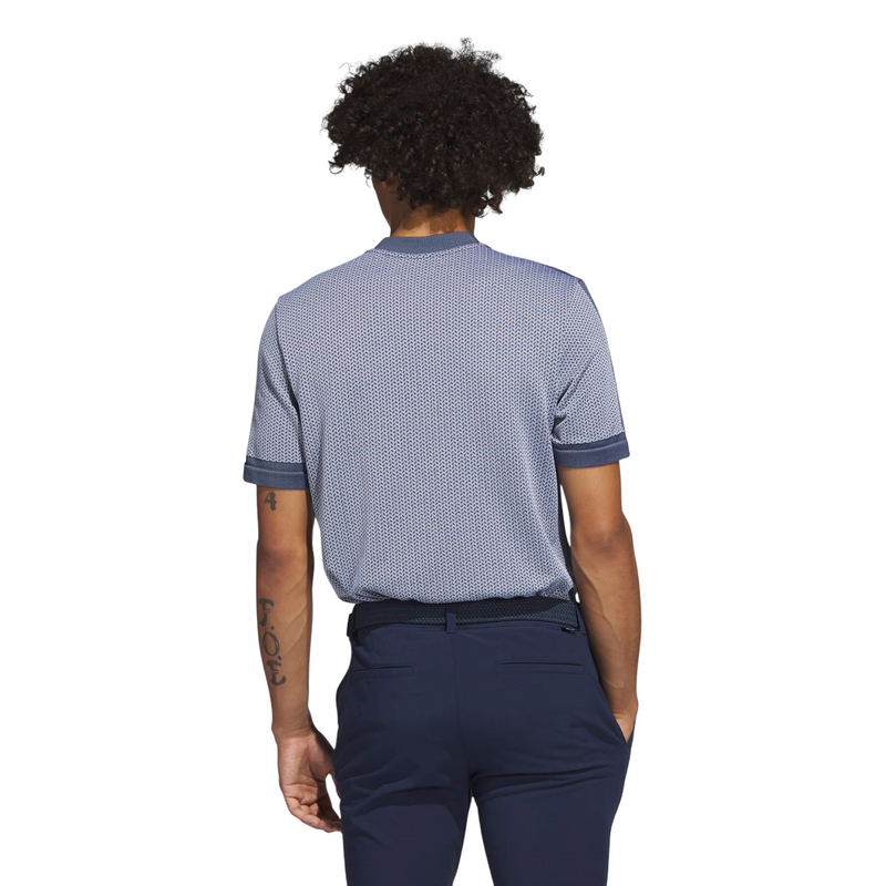 Adidas Ultimate365 Tour Textured Primeknit Golf Polo Shirt - Mens
