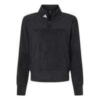 Adidas Women's Fleece Quarter-Zip Pullover