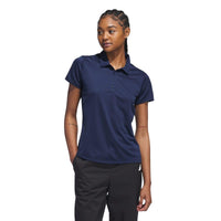 Adidas Women's Solid Performance Short Sleeve Polo Shirt
