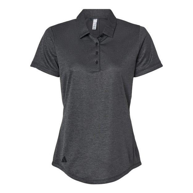 Custom Logo Adidas Women's Space Dyed Polo