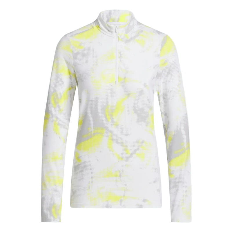 Adidas Women's Ultimate365 Printed Quarter Zip Mock