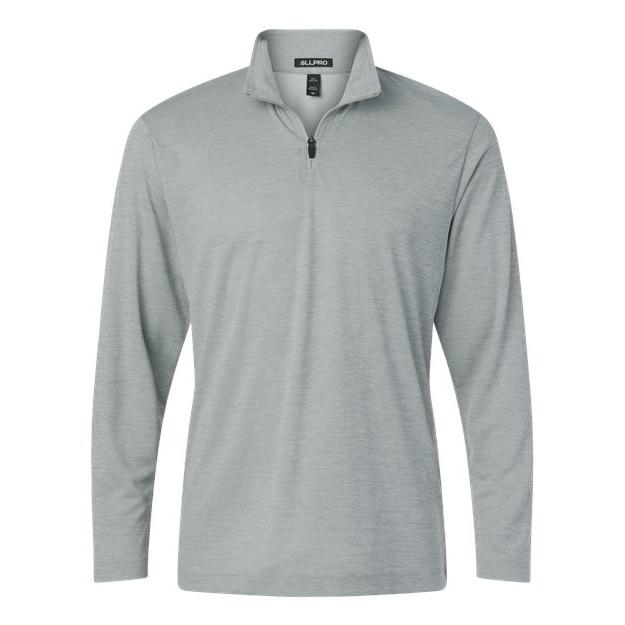 AllPro Men's Pro-Lock Performance Mélange Quarter-Zip Pullover