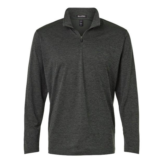 AllPro Men's Pro-Lock Performance Mélange Quarter-Zip Pullover