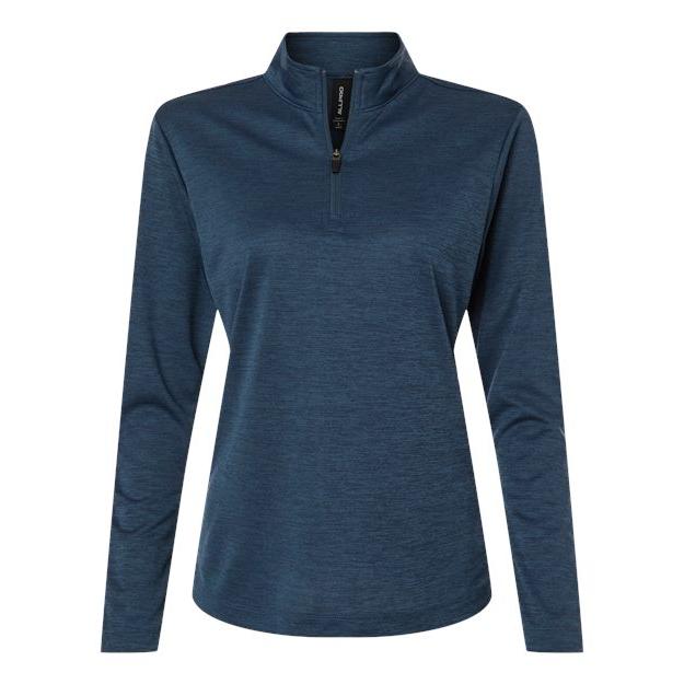 AllPro Women' Pro-Lock Performance Mélange Quarter-Zip Pullover