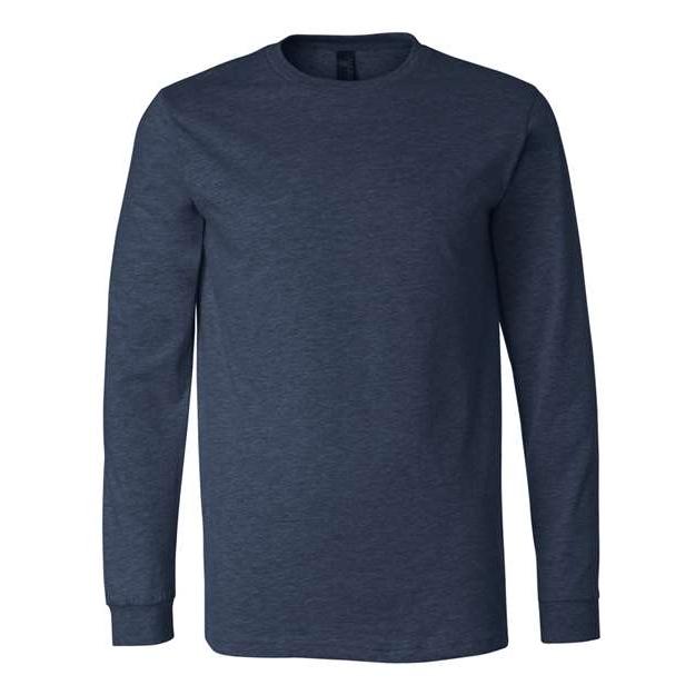 BELLA + CANVAS Heather CVC Long Sleeve Tee