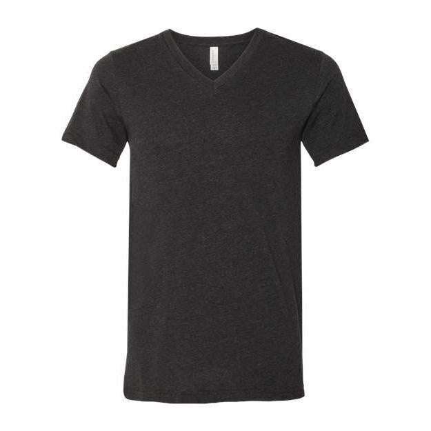 BELLA + CANVAS Unisex Heather CVC V-Neck Tee
