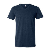 BELLA + CANVAS Unisex Heather CVC V-Neck Tee