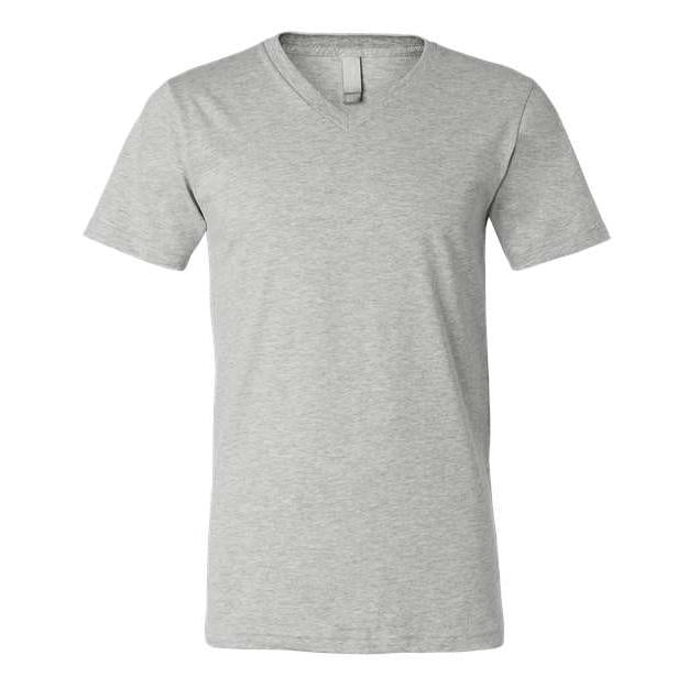 BELLA + CANVAS Unisex Heather CVC V-Neck Tee