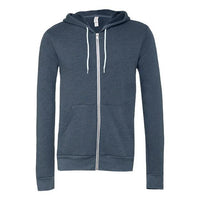 BELLA + CANVAS Unisex Sponge Fleece Full-Zip Hoodie Sweatshirt