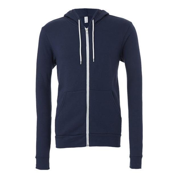 BELLA + CANVAS Unisex Sponge Fleece Full-Zip Hoodie Sweatshirt