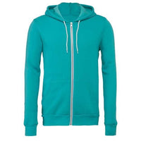 BELLA + CANVAS Unisex Sponge Fleece Full-Zip Hoodie Sweatshirt