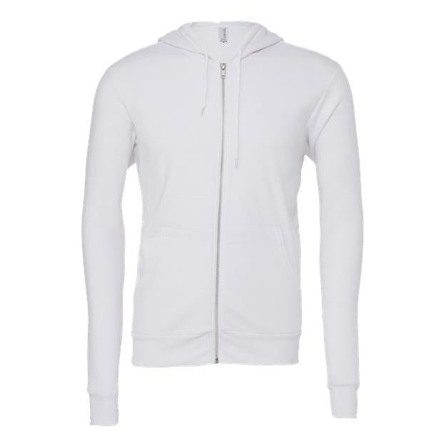 BELLA + CANVAS Unisex Sponge Fleece Full-Zip Hoodie Sweatshirt