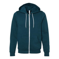 BELLA + CANVAS Unisex Sponge Fleece Full-Zip Hoodie Sweatshirt