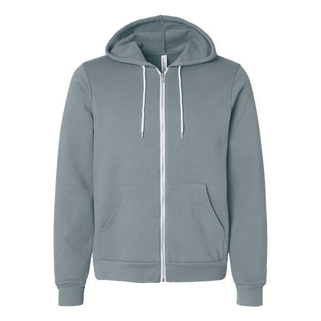 BELLA + CANVAS Unisex Sponge Fleece Full-Zip Hoodie Sweatshirt