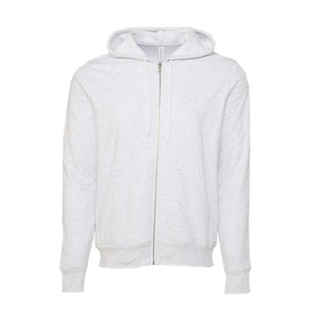BELLA + CANVAS Unisex Sponge Fleece Full-Zip Hoodie Sweatshirt