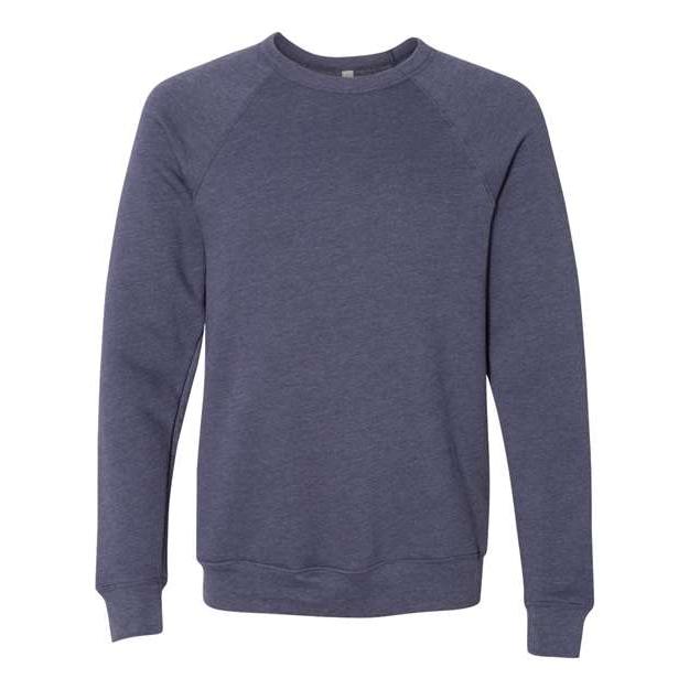 BELLA + CANVAS Unisex Sponge Fleece Raglan Crewneck Sweatshirt