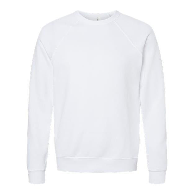 BELLA + CANVAS Unisex Sponge Fleece Raglan Crewneck Sweatshirt