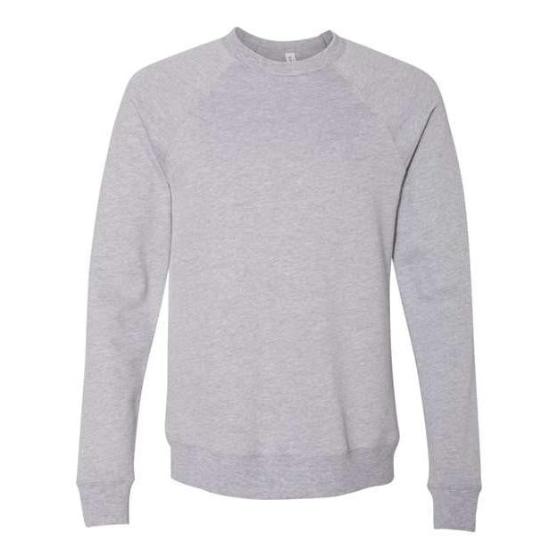 BELLA + CANVAS Unisex Sponge Fleece Raglan Crewneck Sweatshirt