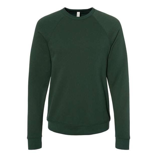 BELLA + CANVAS Unisex Sponge Fleece Raglan Crewneck Sweatshirt