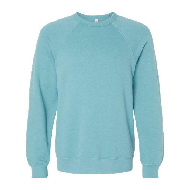 BELLA + CANVAS Unisex Sponge Fleece Raglan Crewneck Sweatshirt