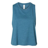 BELLA + CANVAS Women' Racerback Crop Tank