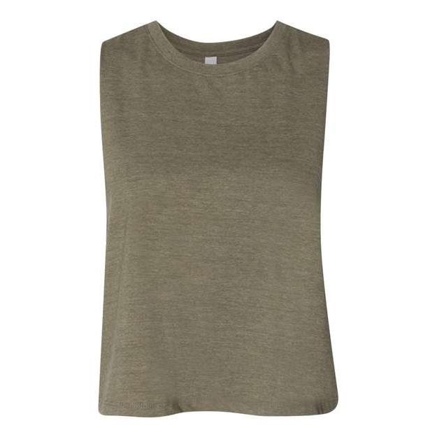 BELLA + CANVAS Women' Racerback Crop Tank