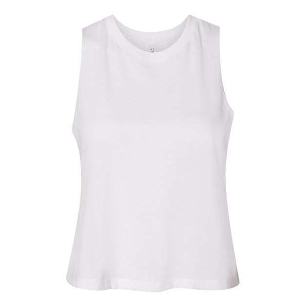 BELLA + CANVAS Women' Racerback Crop Tank