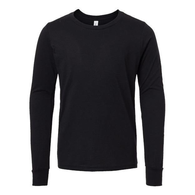 BELLA + CANVAS Youth Heather CVC Long Sleeve Tee