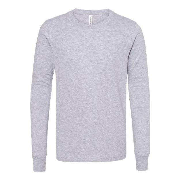 BELLA + CANVAS Youth Heather CVC Long Sleeve Tee