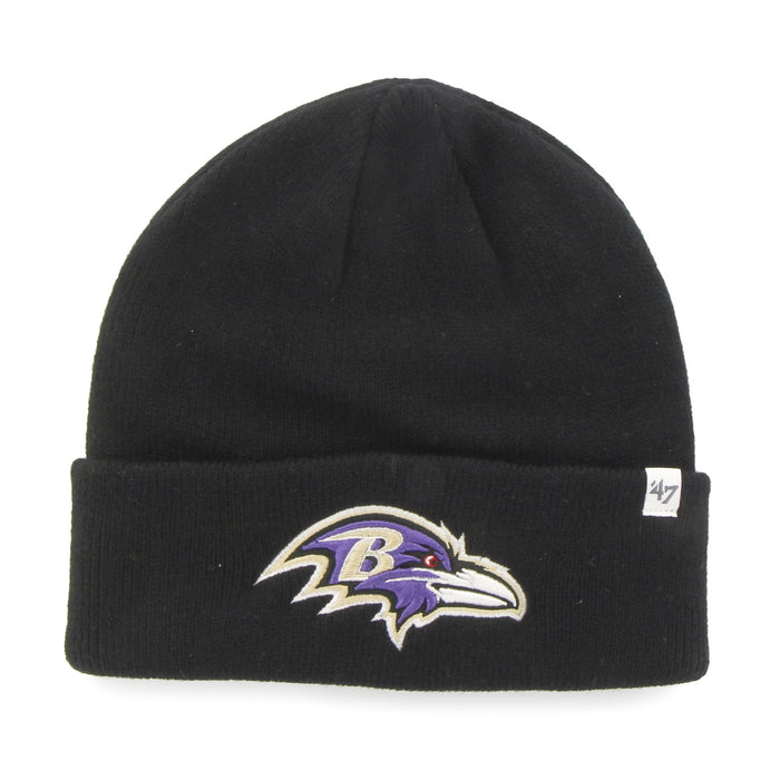Baltimore Ravens '47 Raised Cuff Knit Beanie