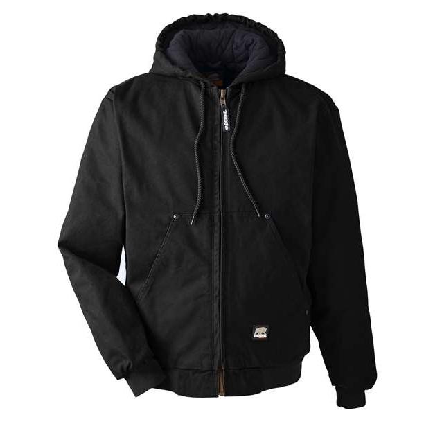 Berne Apparel - Men' Heartland Washed Cotton Duck Hooded Jacket