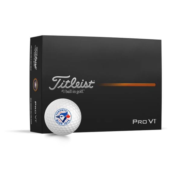 Blue Jays Titleist Pro V1 Golf Balls - One Dozen