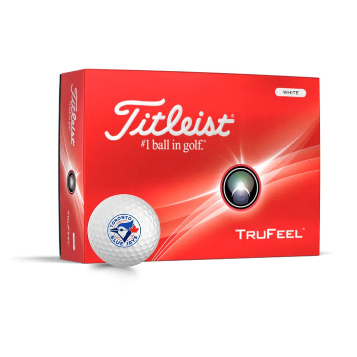 Blue Jays Titleist TruFeel Golf Balls - One Dozen