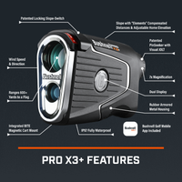 Bushnell Pro X3+ Golf Rangefinder