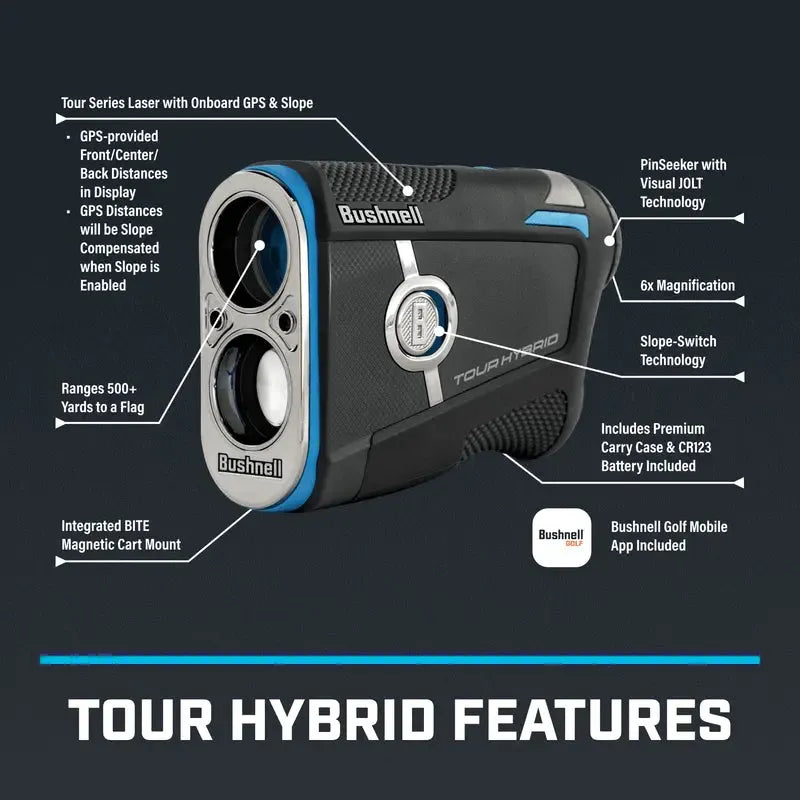 Bushnell Tour Hybrid Precision Golf Rangefinder