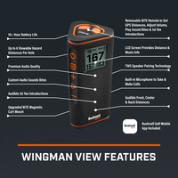 Bushnell Wingman View GPS Golf Speaker