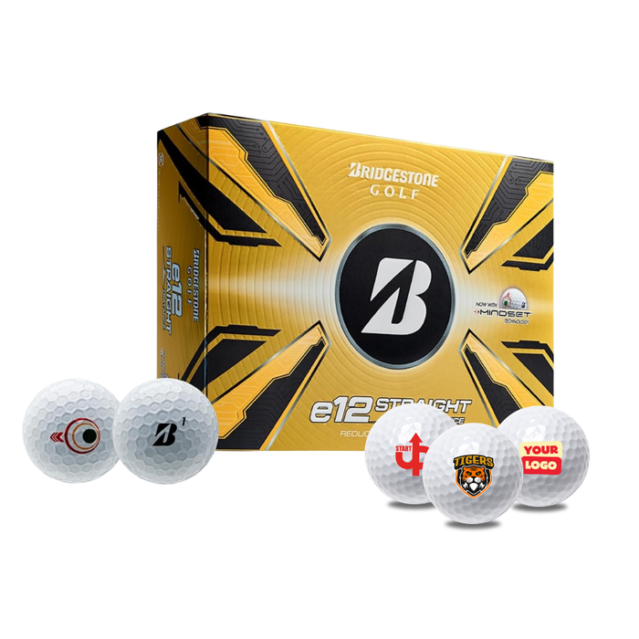 Custom Logo Bridgestone e12 Straight Golf Balls