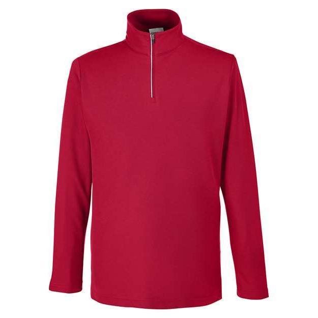 CORE365 Men's Fusion ChromaSoft™ Pique Quarter-Zip Pullover
