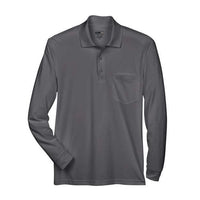 CORE365 Men's Pinnacle Performance Long Sleeve Piqué Polo with Pocket