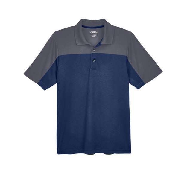 CORE365 Men's Balance Colourblock Performance Piqué Polo