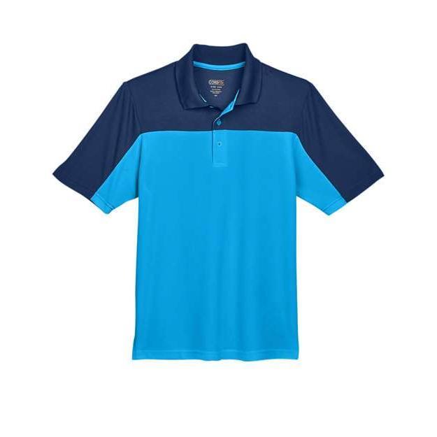 CORE365 Men's Balance Colourblock Performance Piqué Polo