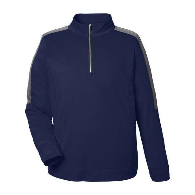 CORE365 Men's Market Snag Protect Mesh Colourblock Quarter-Zip Pullover