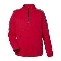 CORE365 Men's Market Snag Protect Mesh Colourblock Quarter-Zip Pullover