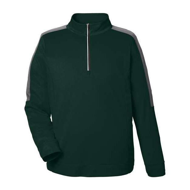 CORE365 Men's Market Snag Protect Mesh Colourblock Quarter-Zip Pullover