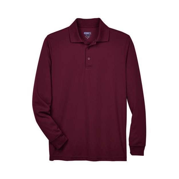 CORE365 Men's Pinnacle Performance Long Sleeve Piqué Polo